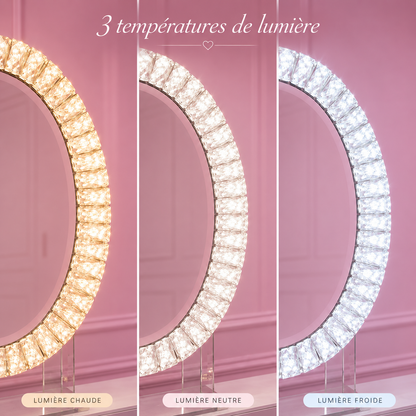 Miroir Sydney Ovale Lumineux LED
