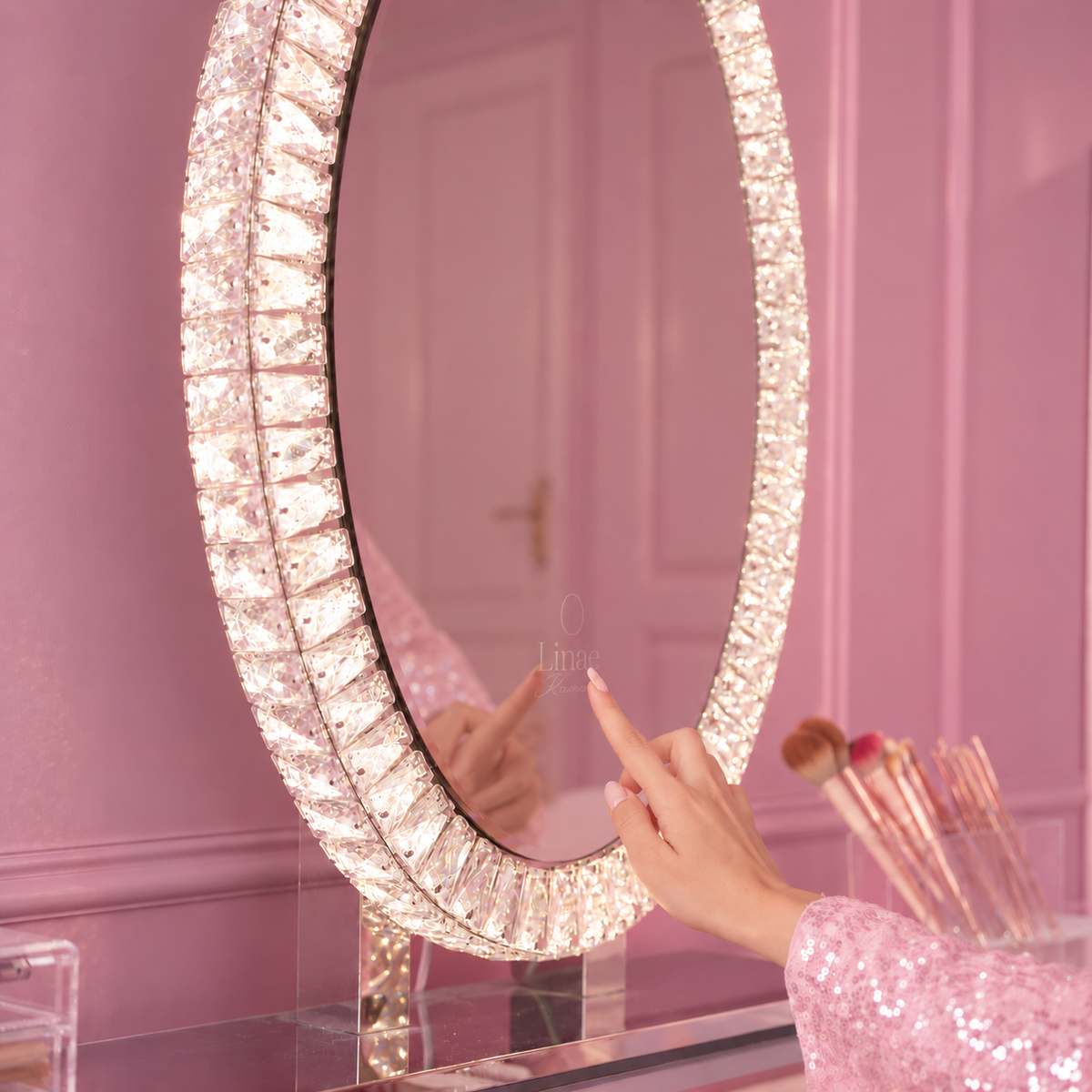 Miroir Sydney Ovale Lumineux LED