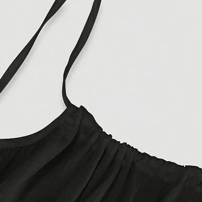 BlueJolie La Câline Robe Nuance Dos Nu Réglable Noir