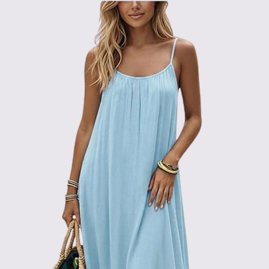 BlueJolie La Câline Robe Nuance Dos Nu Réglable Noir