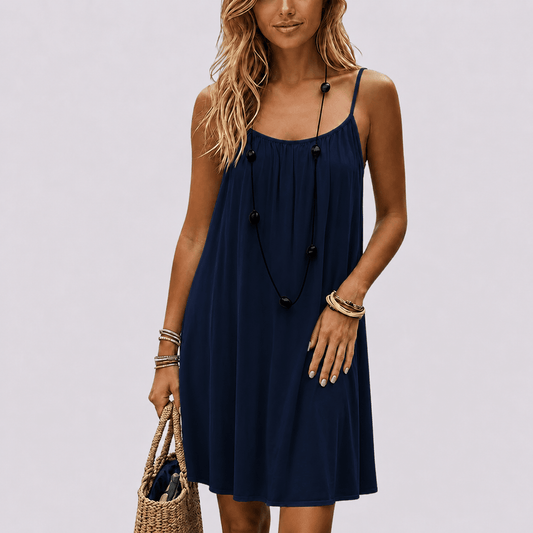 BlueJolie La Câline Robe Nuance Dos Nu Réglable Noir