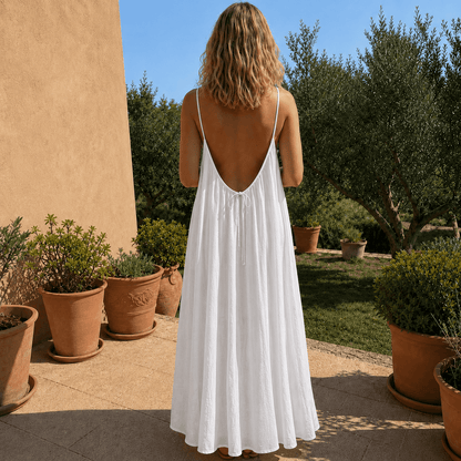 BlueJolie La Câline Robe Nuance Dos Nu Réglable Noir