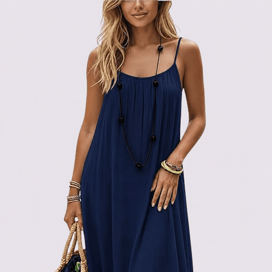 BlueJolie La Câline Robe Nuance Dos Nu Réglable Noir